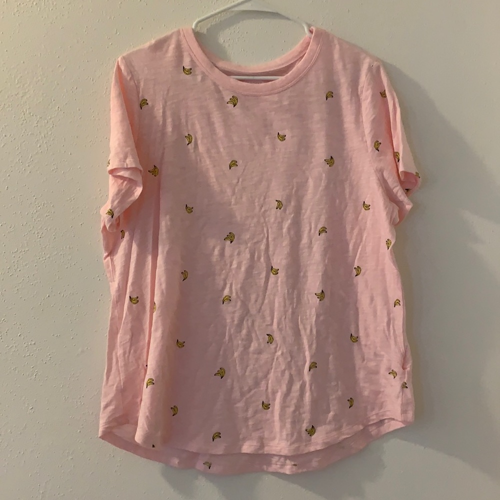 Pink banana tee